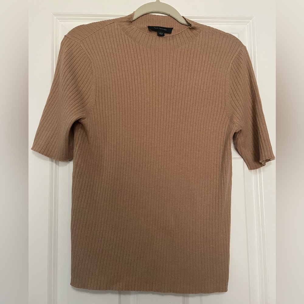 Ann Taylor Mock Neck Top